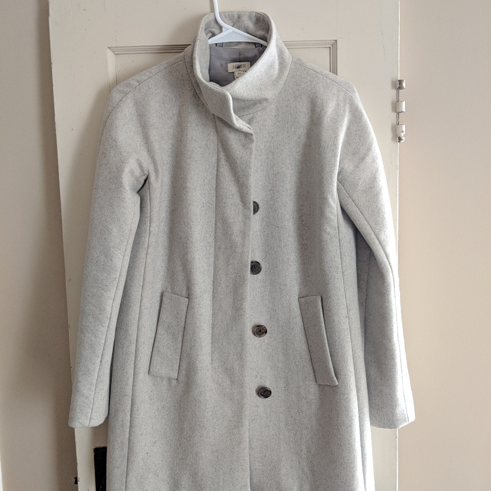 J. Crew Funnel Neck Coat